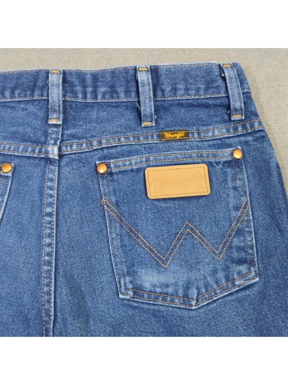 Wrangler Jeans Men's 32x32 Fits 31x31 Blue 936DEN Cowboy Cut Slim Fit Western